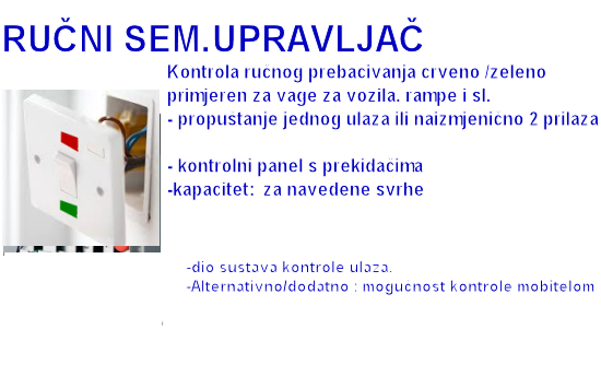 Sem.upravljač-ručni
